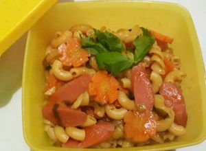 Foto resep Tumis makaroni (bekal sekolah anak)