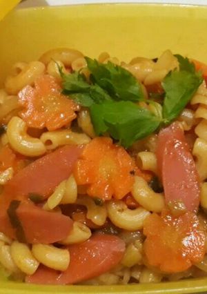 Foto resep Tumis makaroni (bekal sekolah anak)