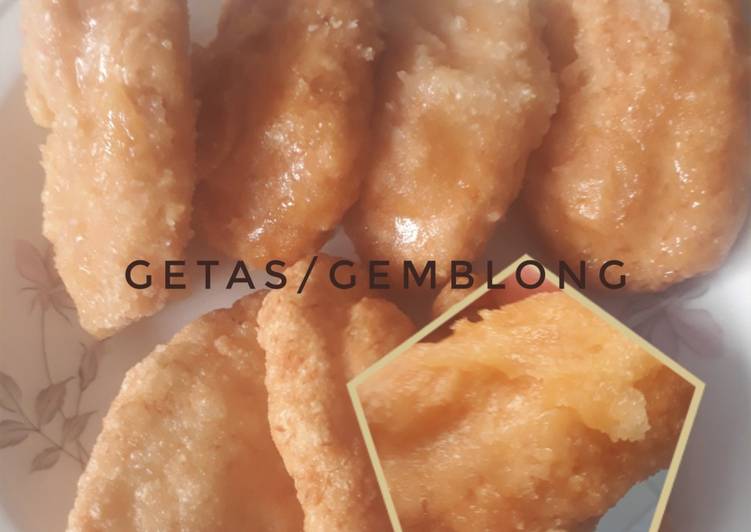 resep cara membuat #68. Getas/Gemblong