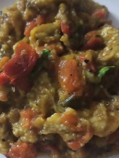 নিরামিষ বেগুন ভর্তা (niramish begun bharta recipe in Bengali) রেসিপির প্রধান ছবি