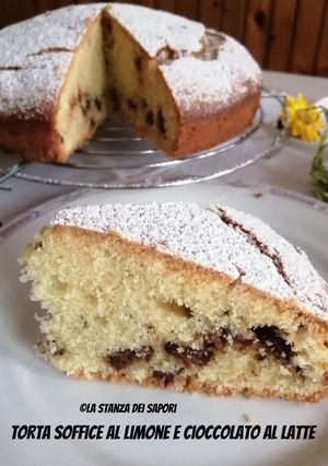 Foto di 344 🍋Torta soffice al limone e cioccolato al latte🍫