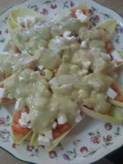 Una foto de Ensalada de endivias con sorpresa