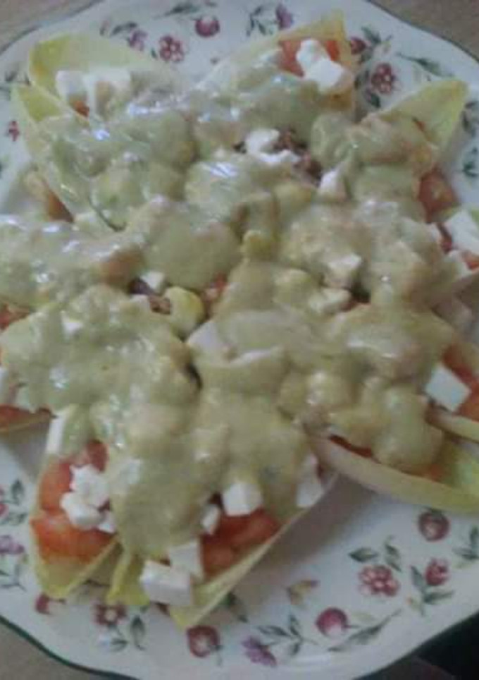 Una foto de Ensalada de endivias con sorpresa