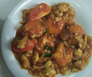 Resep Mudah Udang vs orak arik telor pedas manis Enak dan Sehat Resep Mudah Udang vs orak arik telor pedas manis Enak dan Sehat