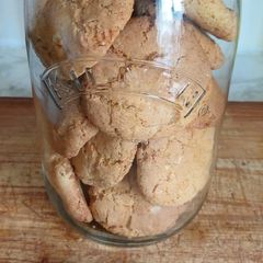 A picture of My Almond Flakes Cookies.
