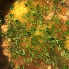 A picture of California Farm Cornish Chicken Consommé for 2.