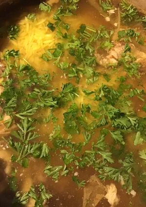 A picture of California Farm Cornish Chicken Consommé for 2.