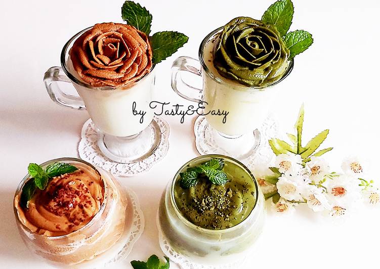 KOPI DALGONA ROSE MATCHA | Rahasia Dalgona Lembut dengan takaran sendok