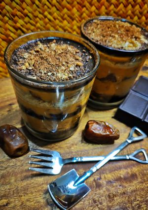 Foto resep Parfait Ubi Kurma Cokelat