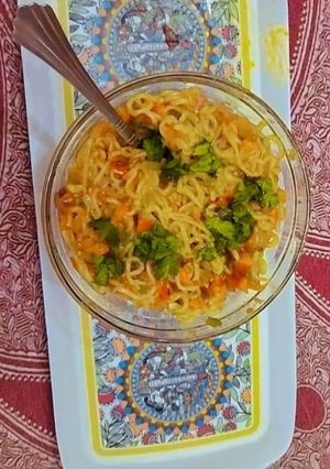 A picture of Masala Maggi.