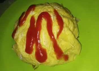 Resep Baru Omurice (Nasi Goreng Omelet) ala korea Ala Rumahan