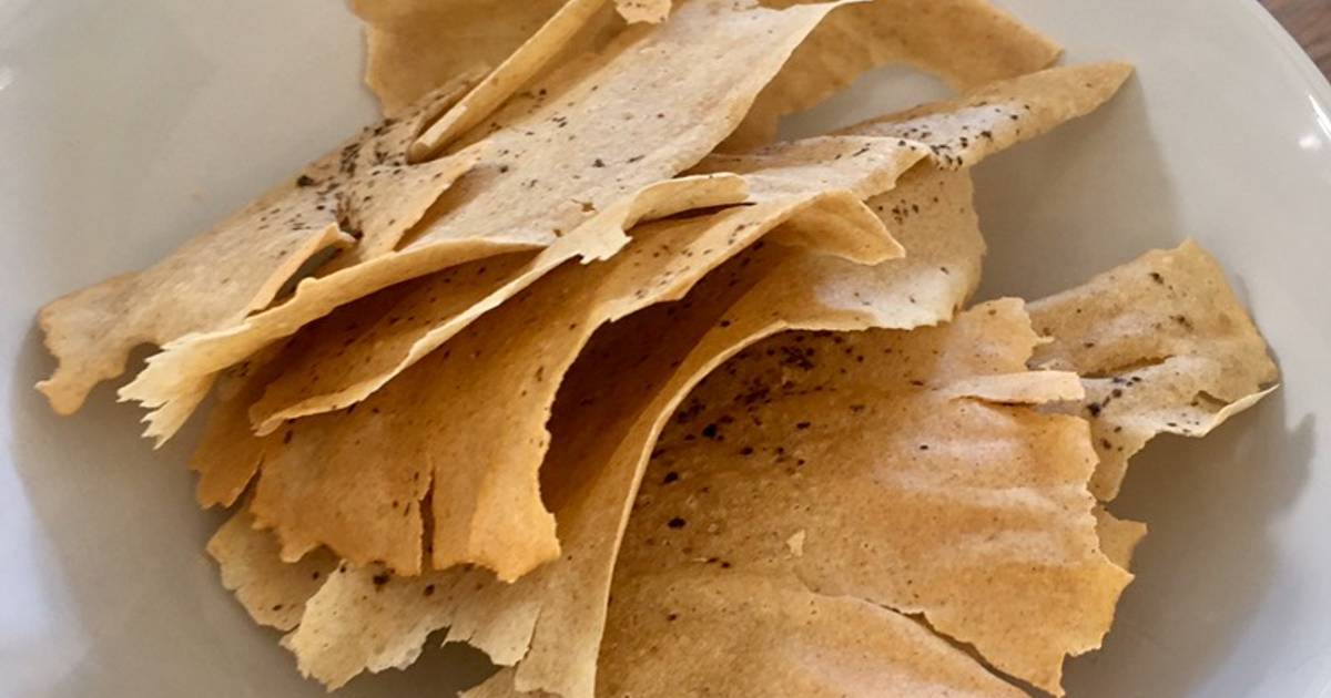 Crispy Wafer Thin Sourdough Crackers Recipe by Sonia Cookpad