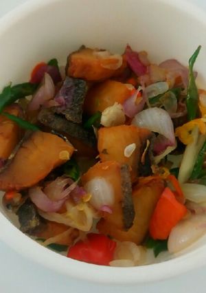 Foto resep Ikan asin pedas