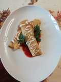 Crespelle senz'uova besciamella e funghi