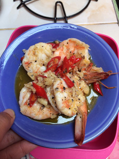 Foto resep Tumis udang mentega pedas
