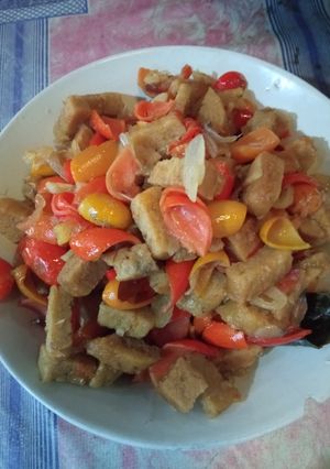 Foto resep Oseng kulit melinjo gembus