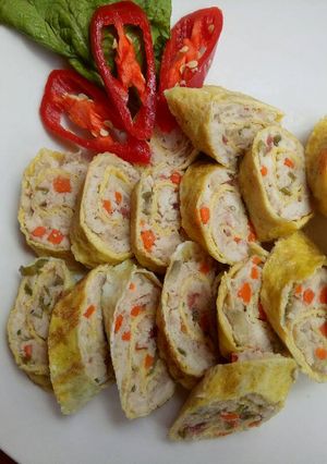 Foto resep Rollade ayam & sayur