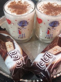 عکسی از دستور شیر موز خانگی