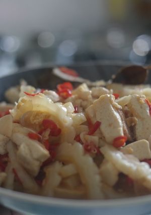 Foto resep Tumis pare tahu