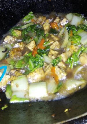 Foto resep Oseng sawi putih enak🤣