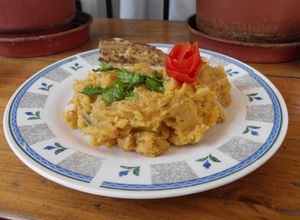 Una foto de Puré de batata (Camote)