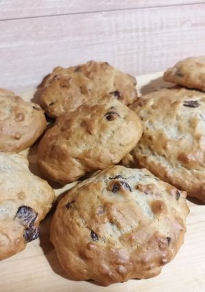 Une photo de Cookies amandes chocolat #healthy