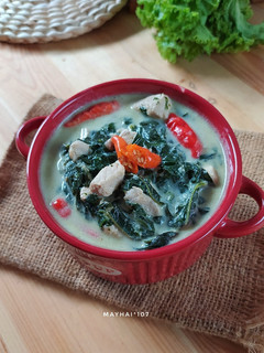 Foto resep Bobor Daun Singkong Ayam
