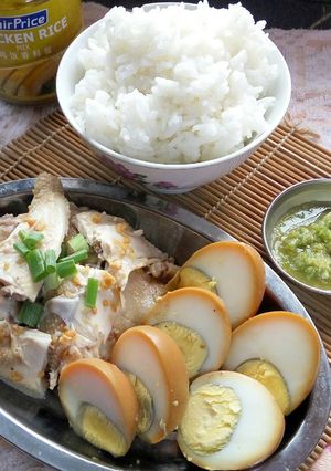 Foto resep Ayam kukus Hainan