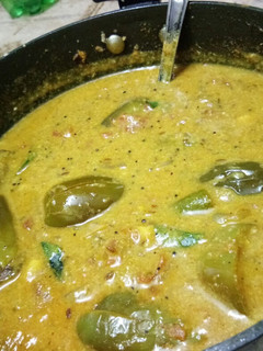 A picture of Egg plant curry.