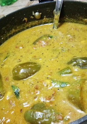 A picture of Egg plant curry.