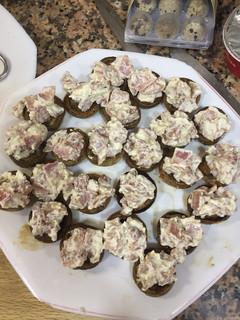 Foto principal de Champiñones rellenos de queso crema y bacon