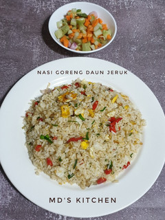 Foto resep Nasi Goreng Daun Jeruk