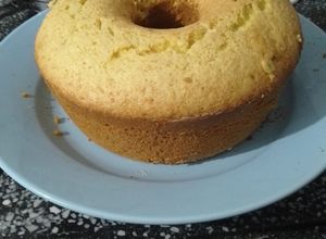 Una foto de Torta de mandarina licuada