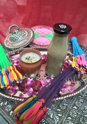 A picture of Banarsi thandai.