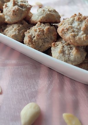 Cukor- és gluténmentes amaretti recept fotója