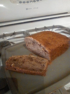 A picture of Banana Walnut bread.