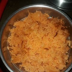 A picture of Mithe rice (holi special).