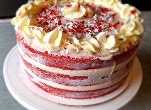 Una foto de Torta red velvet
