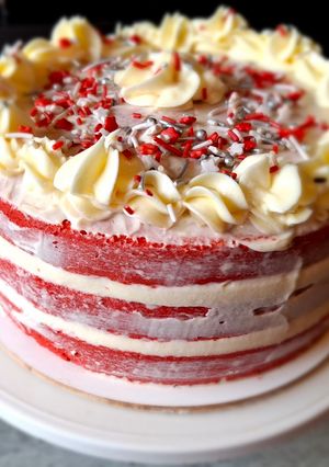 Una foto de Torta red velvet