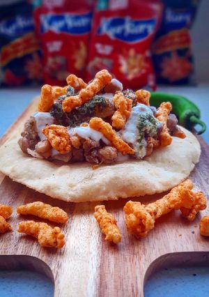 A picture of Gappay waali chaat.