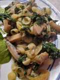 Shells with Spinach and Mushrooms