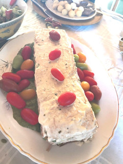 Una foto de Terrina o torta de atún