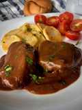 Carrilleras al vino tinto