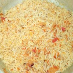 A picture of Pilau rice.