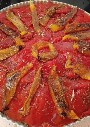 Une photo de Tarte aux poivrons