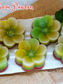 Foto resep Kue Lapis Sagu Pandan