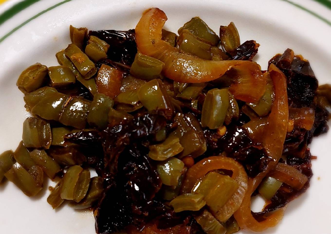 Nopales con chile ancho, fáciles y rápidos