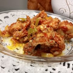 A picture of Tomato Chicken karahi.