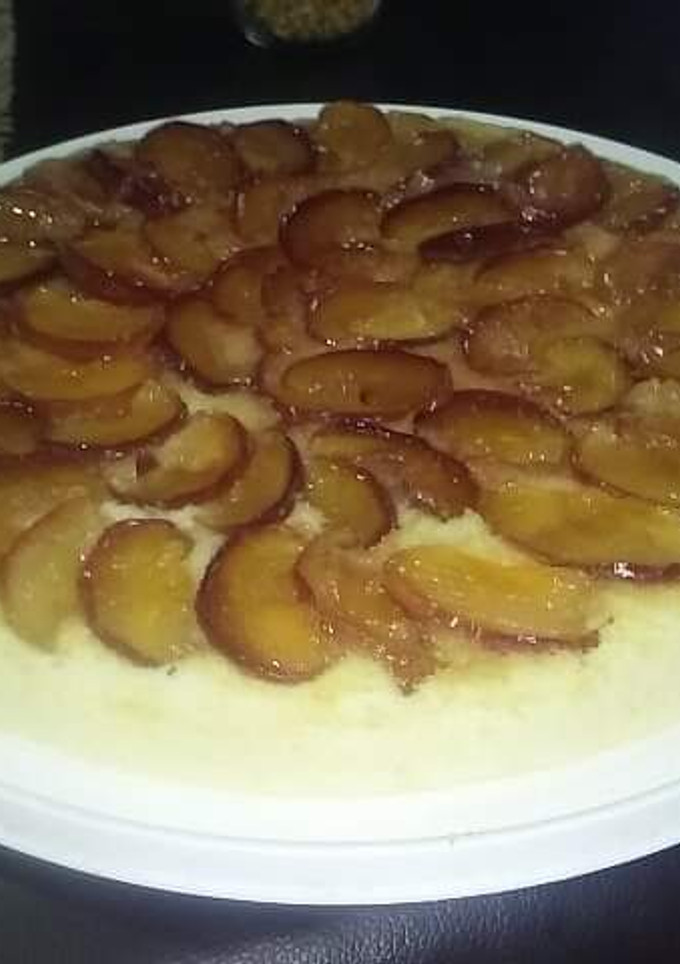 Una foto de Tarta de manzana invertida (en essen) fácil