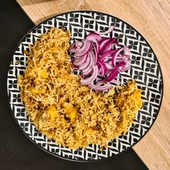 A picture of Keema Biryani.